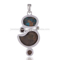 Pendentif en argent sterling avec pendentif turc